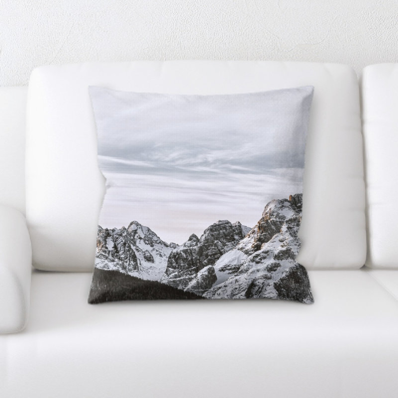 Microsuede Reversible Throw Pillow