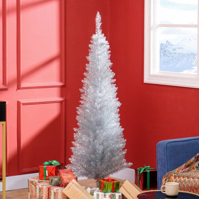 Arbre de Noël artificiel 5 pi avec 294 pointes de branches réalistes, base en plastique