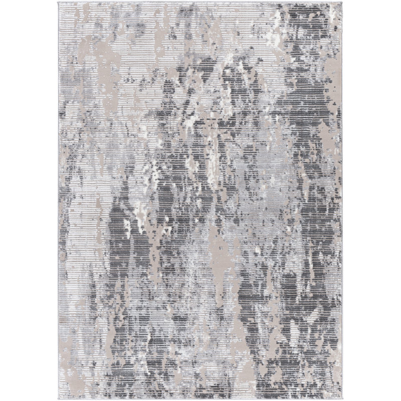 Adilynn Abstract Indoor Rug, Rectangle 6'10" x 9'6"