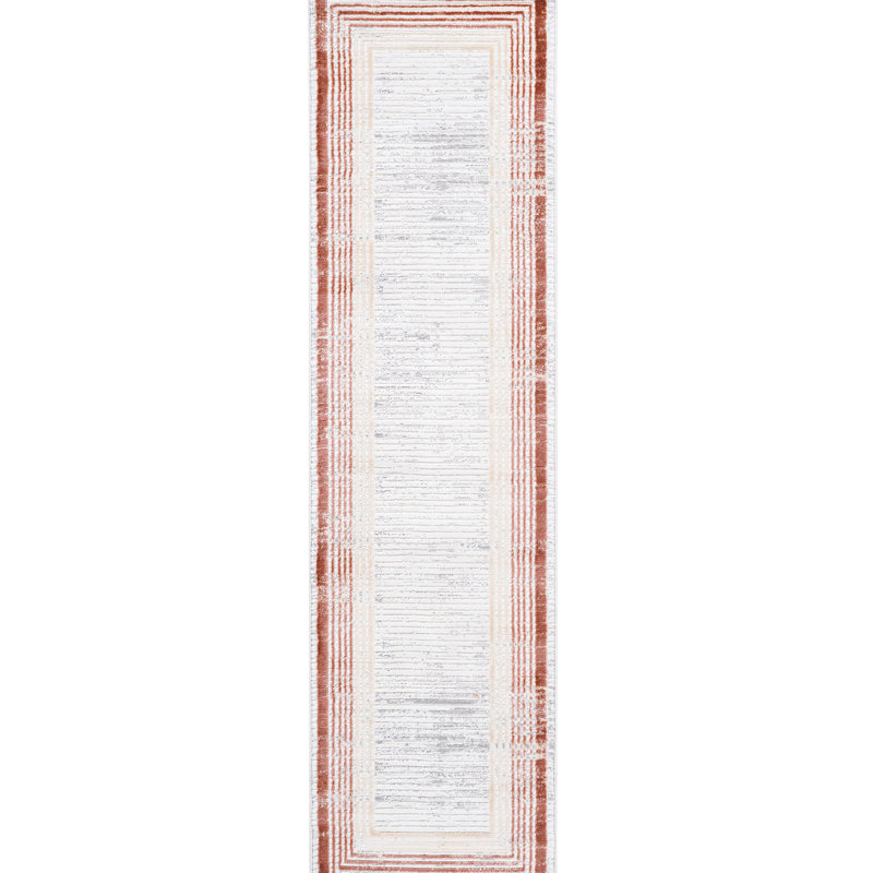 Loom & Stain- Area Rug, 2x8 Brown//, Non-shedding, Improves Appearance Of Living Room, Bedroom, Dining, Home Office Non-shedding Stain , Adds A Touch Elegance To
