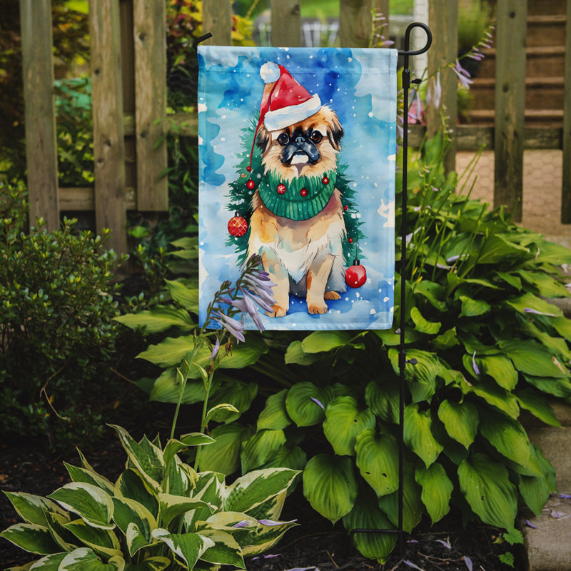 Drapeau de jardin en polyester , H 15,5 po x l 11,25 po