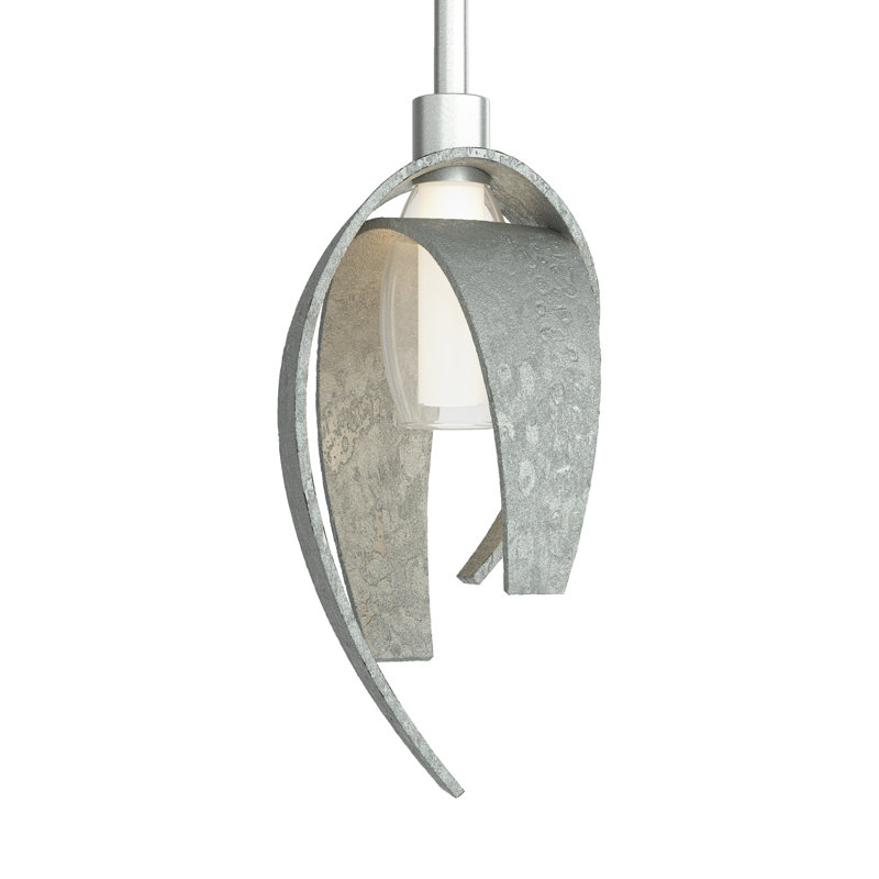 Corona 1 - Light Single Geometric Pendant, Vintage Platinum, Short: 13.2" to 58.2", Small