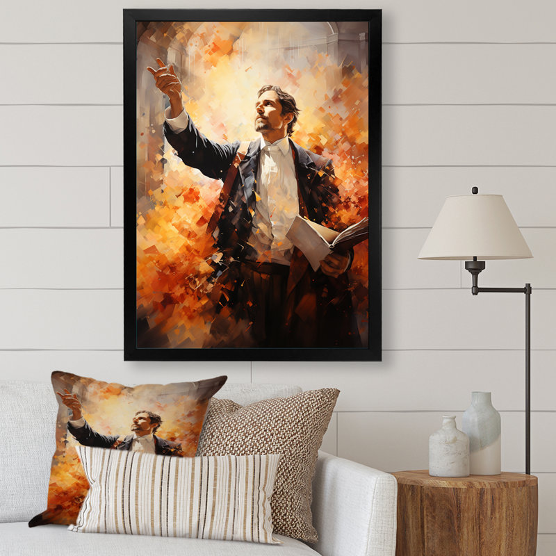 «Macai The Protestant Reformation Shades», reproduction sur toile, H 32 po x l 16 po x P 1 po, Cadre photo noir