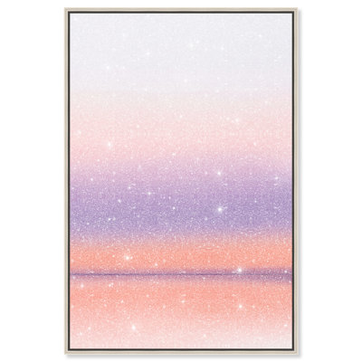 Peach Coastline Print by Oliver Gal