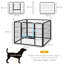 Nova 60cm H Panel Metal Exercise Pen With Door