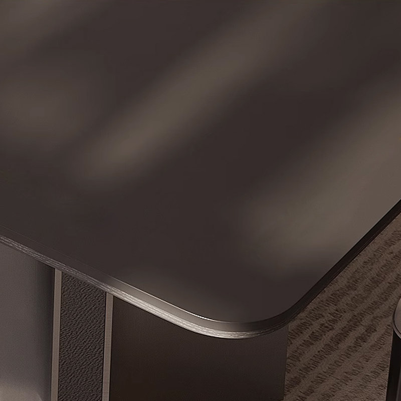 Table rectangulaire légère et moderne, H 29,53 po x L 55,12 po x l 31,5 po