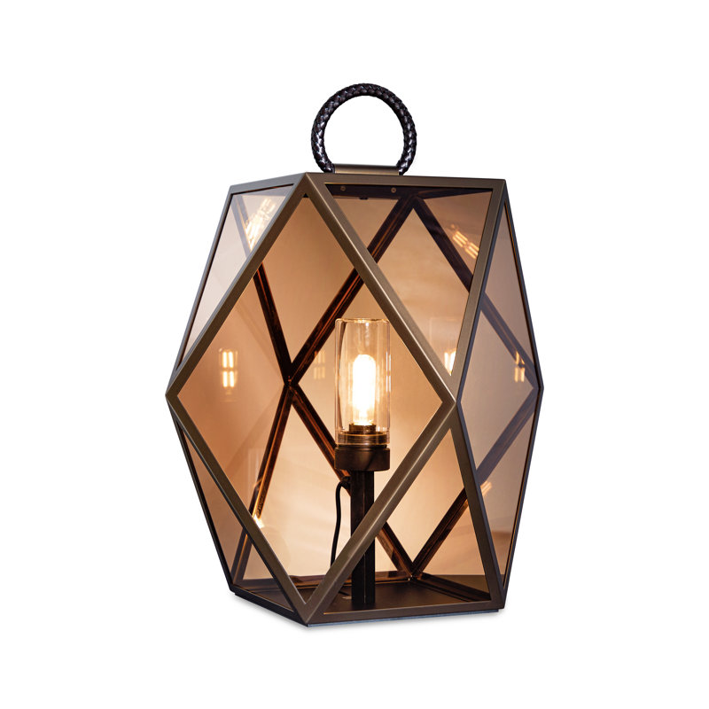 Muse Lantern Table Lamp, 24"H x 24"W x 24"D