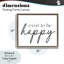 Cadre flottant Exist To Be Happy, design par lettré et doublé-1584018208-1584018239