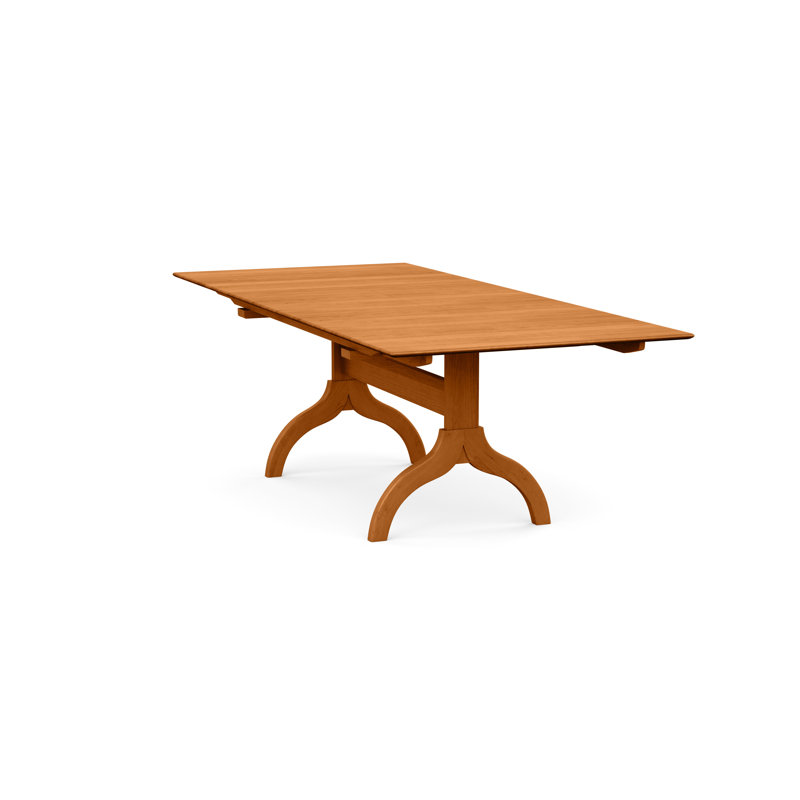 Sarah Four Leg Extension Table, 60" L x 38" W, Natural Cherry