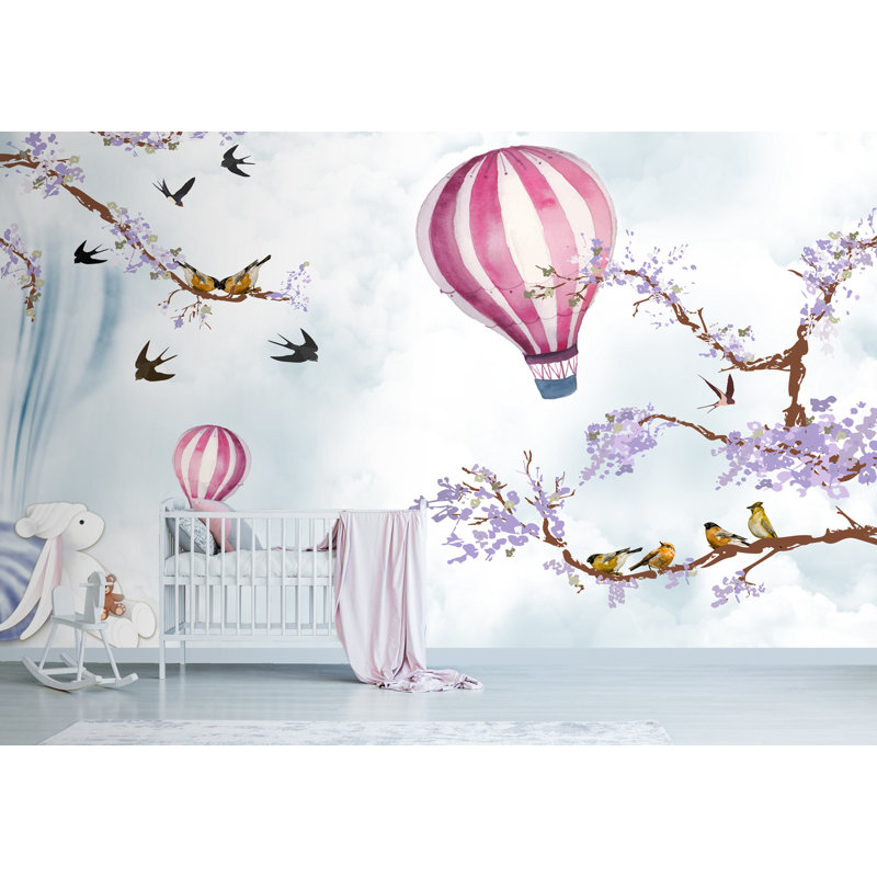 Papier peint texturé amovible Hot Sky Balloon, l 75 po x L 49 po