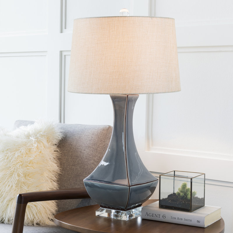 Sterling 31" H Table Lamp, Gray