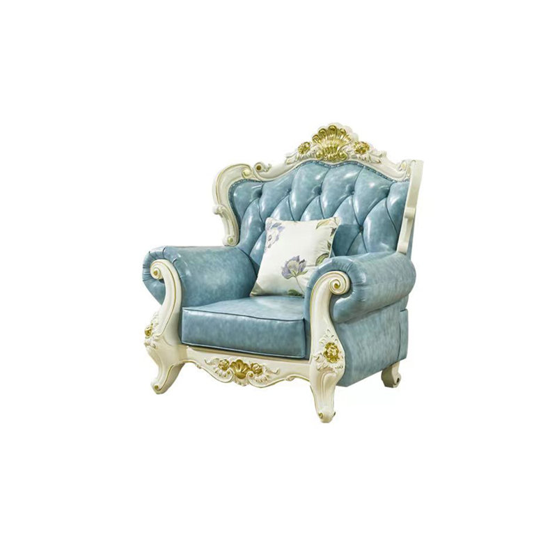 Fauteuil en cuir de vache 46,46 po