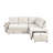 Elegant L-Shaped Modular With Storage And Inputs, For Various Living Spaces Extra Space Sockets, Suitable-73370088