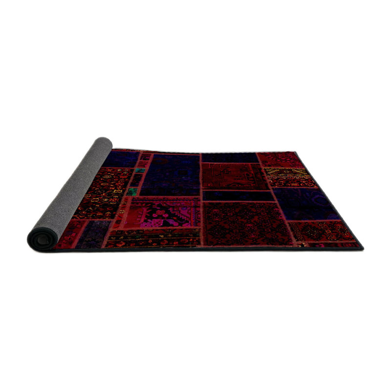 Tapis abstrait moderne 2007, Rond 7 pi