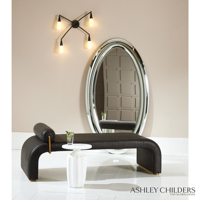 Cade Daybed-Graphite Leather, Cade Daybed Black Faux Leather