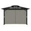 Paroi latérale en polyester pour pavillon de jardin Aoodor-121327737-90565559