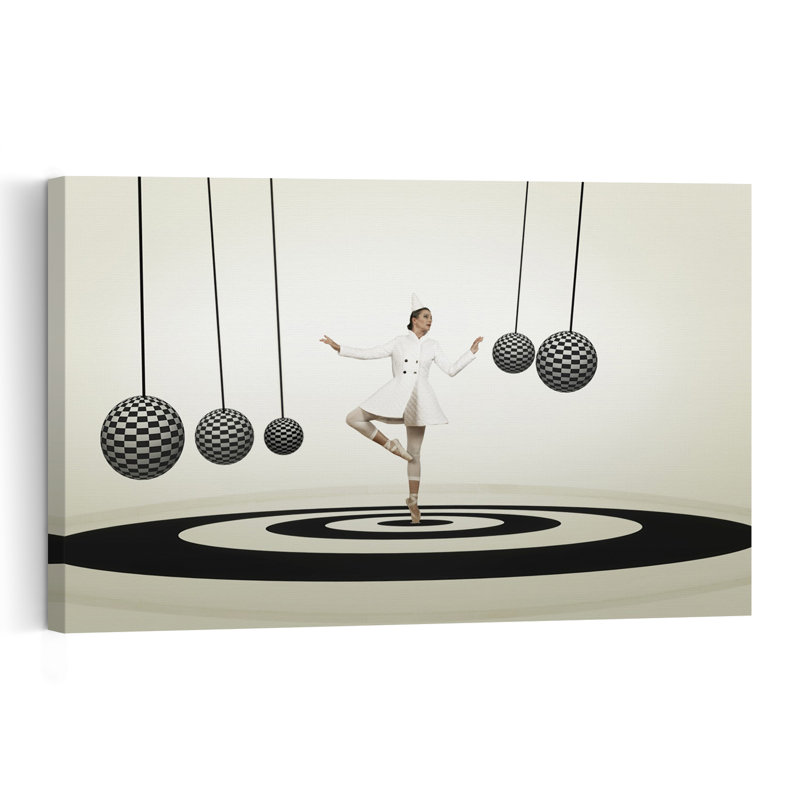 Perpetuum Mobile, une œuvre d'art murale contemporaine, 32" H x 48" W
