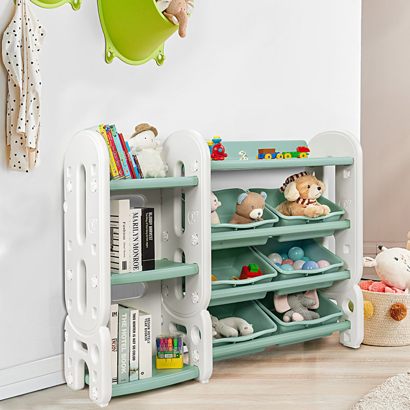 Arwood Toy Organizer, Green/White