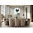 Sonoma 110" Wood Dining Table In Black Finish
