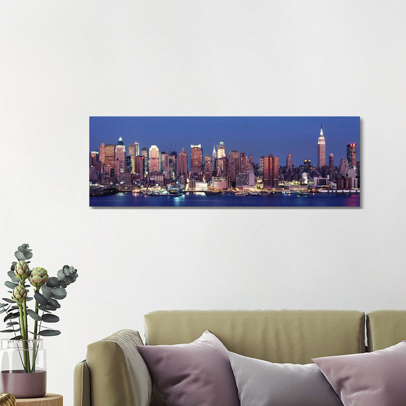 Dusk - Wrapped Canvas Panoramic Print, 121.92 cm H x 40.64 cm W x 1.91 cm D