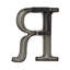 Heurtoir de porte lettre monogramme-15229953-15229960