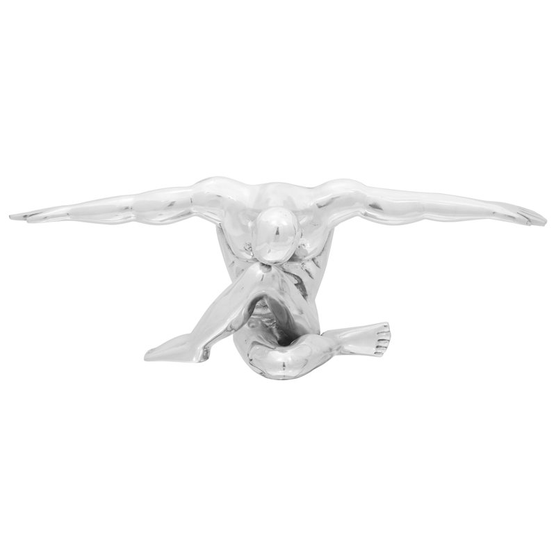 Statue, 13cm H x 40cm W x 15cm D