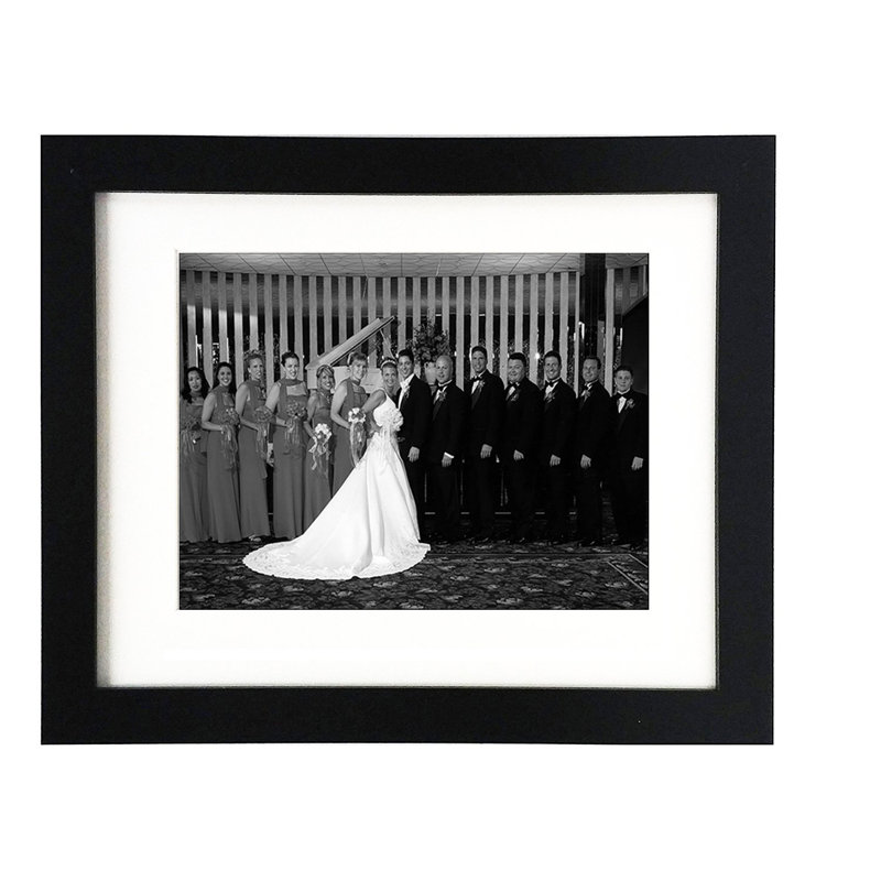Lucienne Modern Chic 2pc Set 11x14 Frame Set: Swap Mats for 8x10" or 5x7" Pics