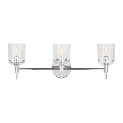 Thom Filicia Coury Bathroom Bedroom Wall Fixture With Clear Shade