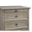 Farmhouse Nightstands with 4 Drawer, Wood Storage End Table with Hidden Pull-Out Shelf, Large Side Table with 4 Solid Wood Feet and Metal Handle, Easy Assembly, Walnut Brown-665701557-665701556