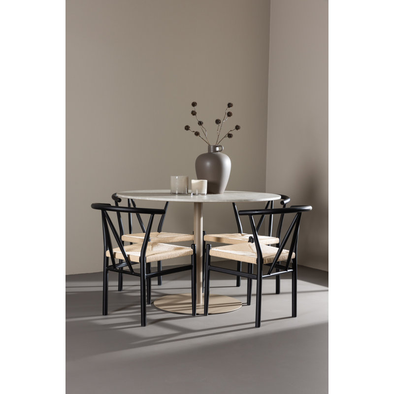 Caballero 4 - Person Dining Set