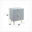Table de chevet 2 tiroirs Gaines Grey