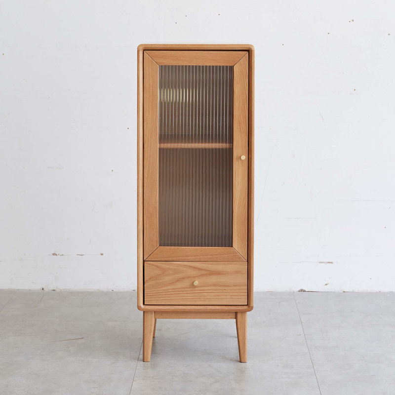 Solid Oak Storage Cabinet