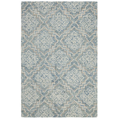 Salerna Hand Tufted Wool Geometric Rug