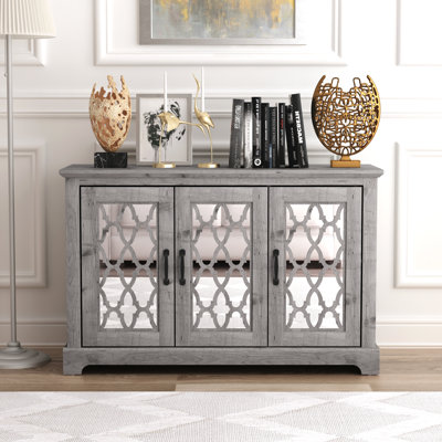 Blaire 45.7'' W 3 Door Sideboard with Adjustable Shelves