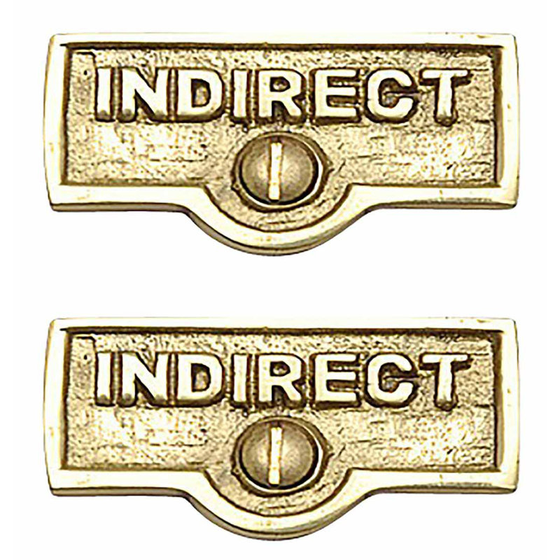 Switch Tags Indirect Name Signs 1-Gang Rocker Wall Plate