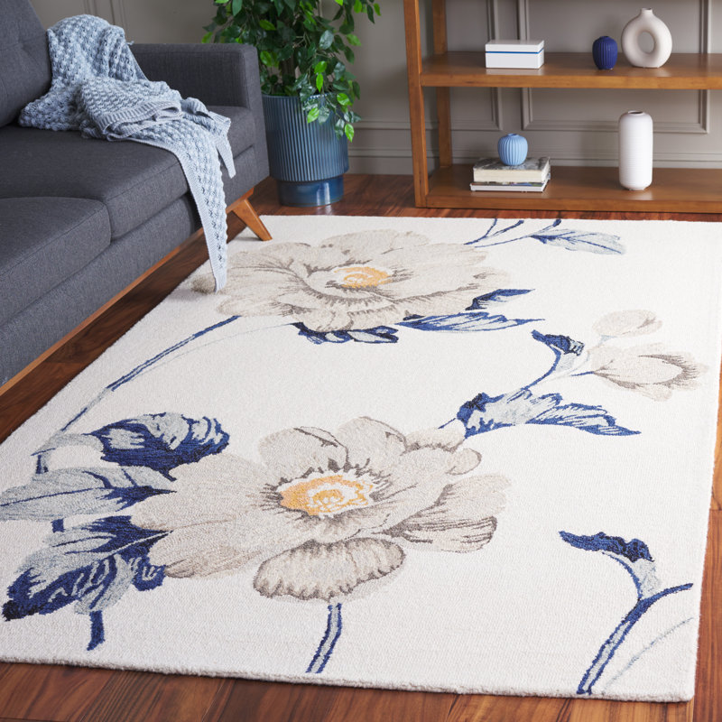 Tapis en laine Shymier, Rectangle de 5 pi x 8 pi