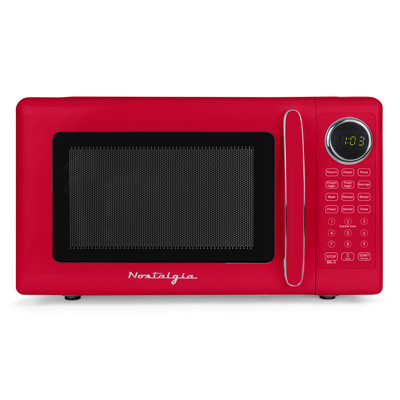 Retro 0.7 Cu Ft Microwave - Pink