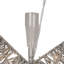 10 Light x 12.5" LED 5 Point Star Tree Top, Warm White LED Mini Lights.-1256982526