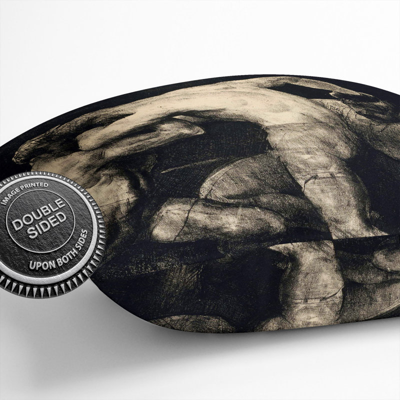 A Stag At Sharkey's Square Throw Cushion, 55cm H x 55cm W x 20cm D