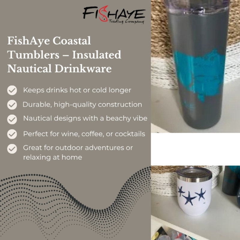 Verrerie durable en marbre côtier FishAye Sili