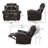 Faulks Manual Glider Recliner with Nailhead Trim-1825513160