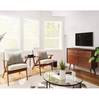 Ascensin 50'' Black LED Column Floor Lamp