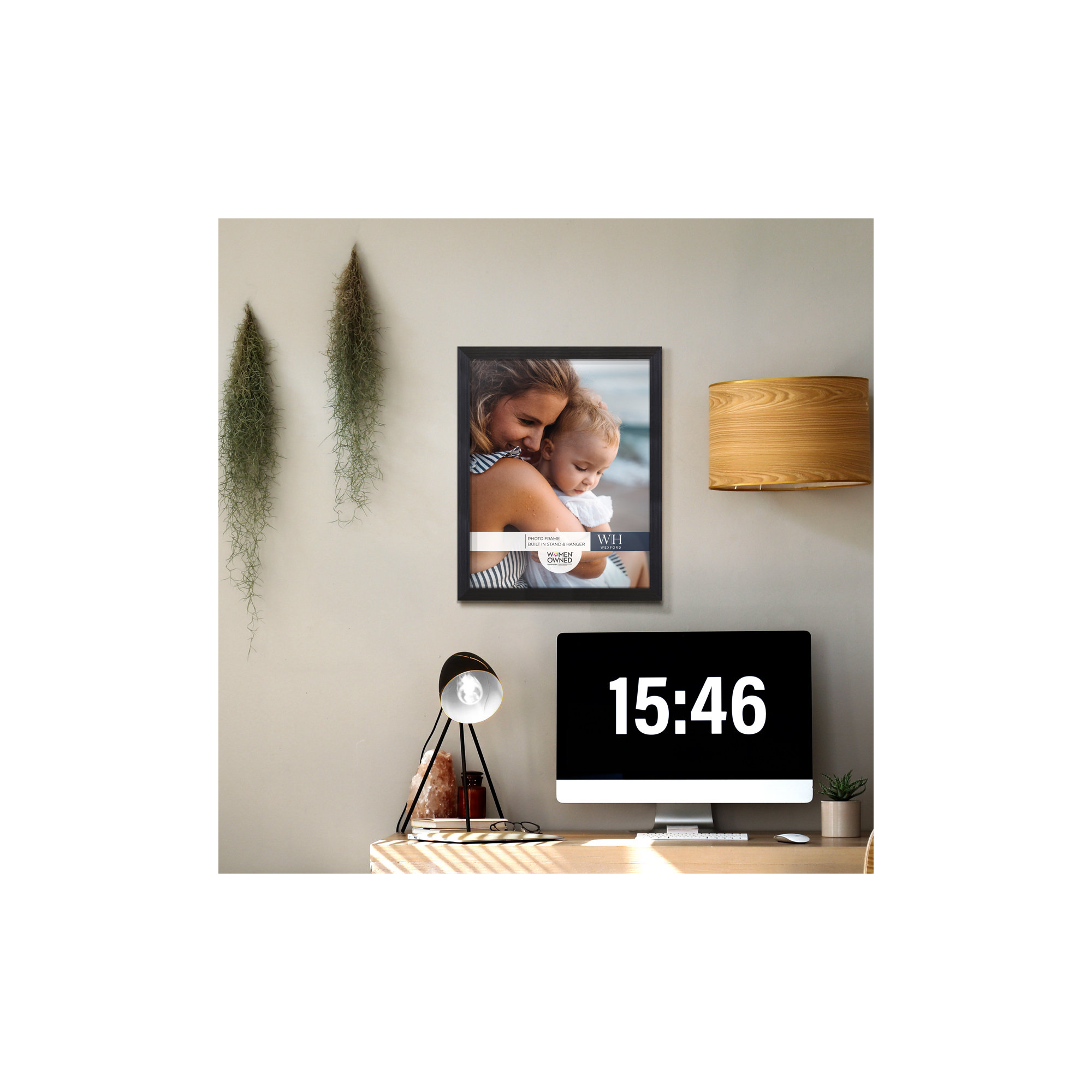 Apolline Wood Picture Frame, 8" x 10", Ebony