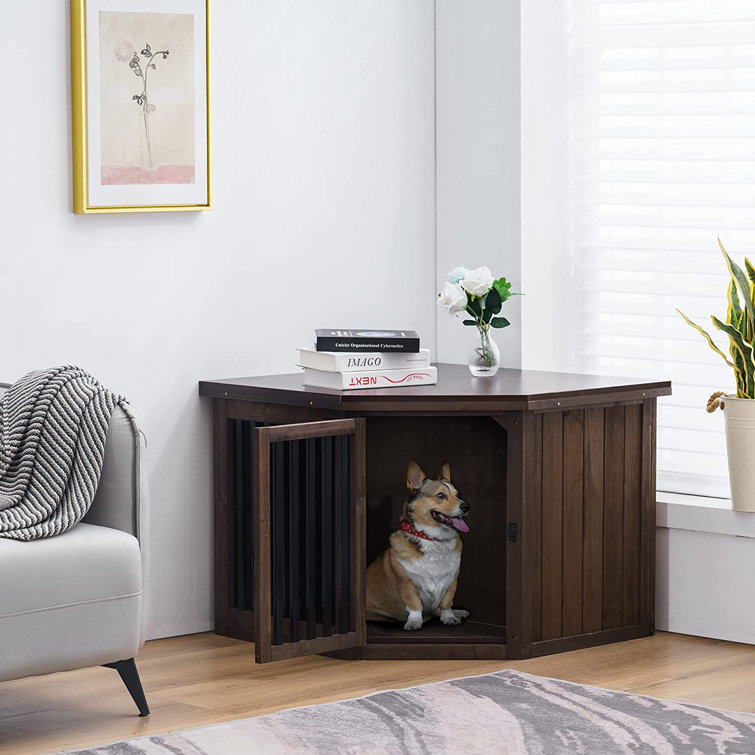 Tucker Murphy Pet™ 55 Dog Crate Tv Stand Furniture Style Coffee Bar  Cabinet End Table & Reviews