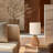 Aliceyn Wicker/Rattan and Iron Bedside Table Lamp