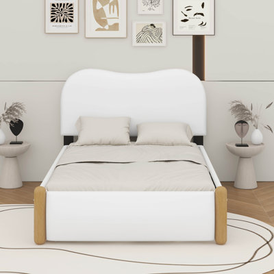 Lit plateforme double avec lit gigogne