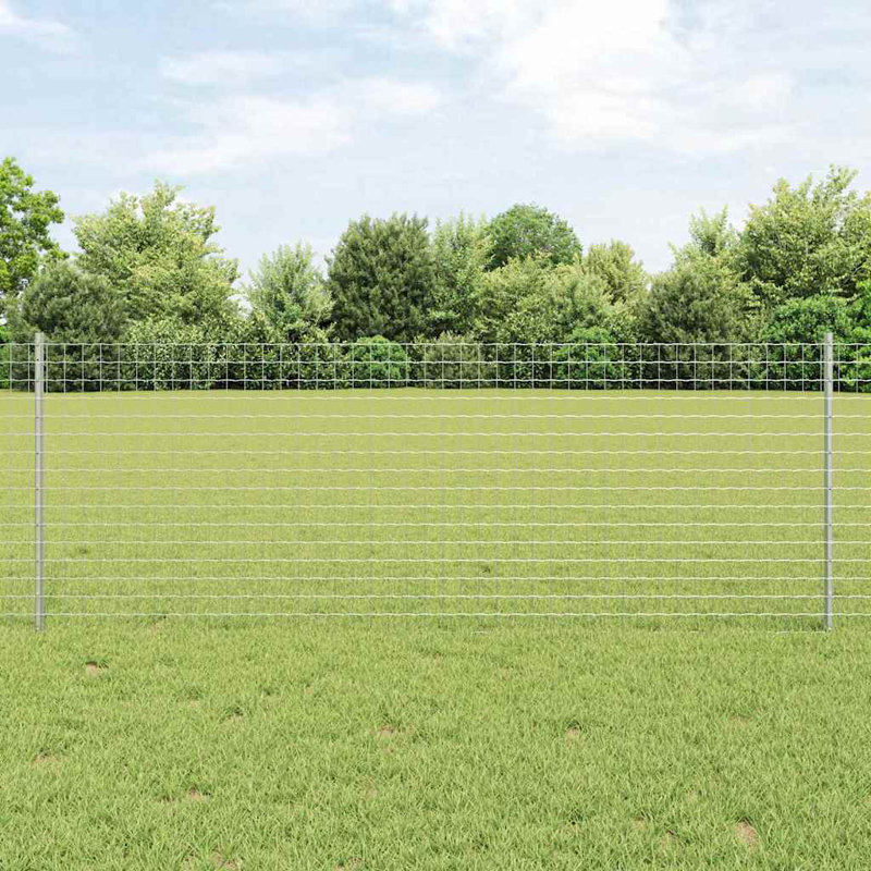Metro Lane Silver Steel Border Fencing