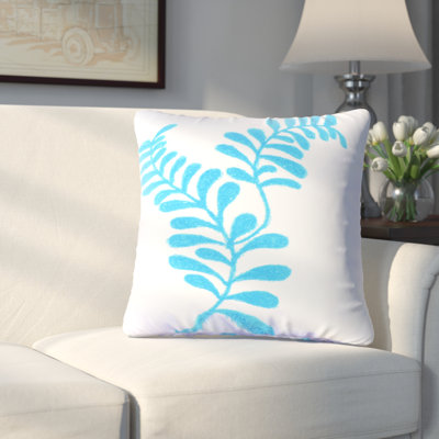 Oliveri Embroidered Cotton Reversible Throw Pillow