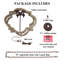 Lustre géométrique à 4 lumières de style bougie avec détails en bois Aziz-1064661663-1064661662