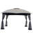 10Ft.W x 12Ft.D Steel Patio Gazebo with Netting-58241733
